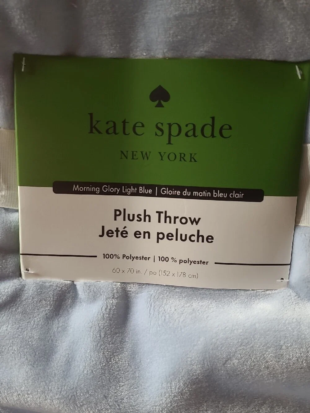 Kate Spade Plush Throw Blanket